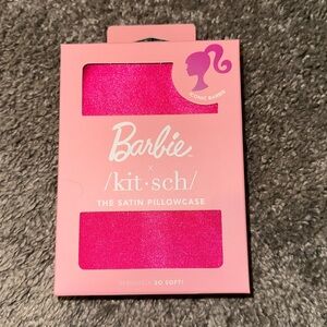 Kitsch Barbie Pink satin standard pillowcase